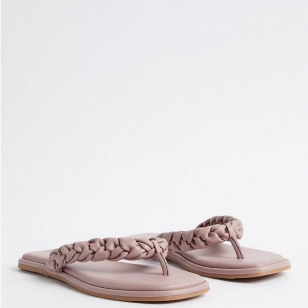 Torrid Braided Flip Flop (WW) in Mauve